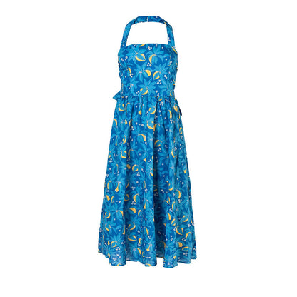 Lana Halterneck Multiway Dress for Ladies in lemon print