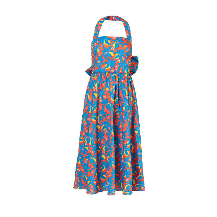 Lana Halterneck Multiway Dress for Ladies in lemon print