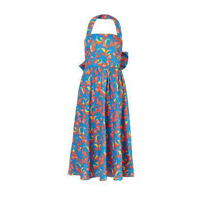 Lana Halterneck Multiway Dress for Ladies in lemon print