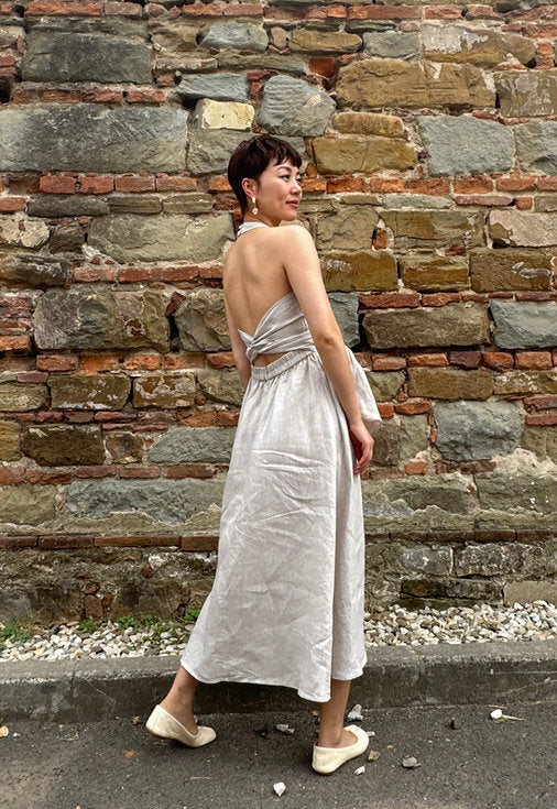 Lana Halterneck Multiway Dress for Ladies in linen