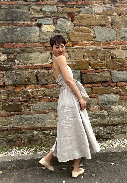 Lana Halterneck Multiway Dress for Ladies in linen