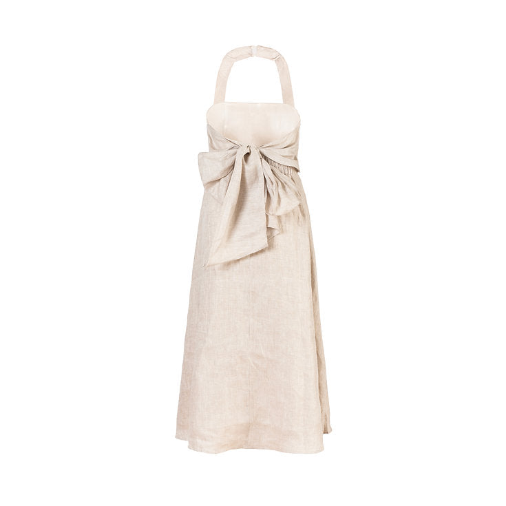 Lana Halterneck Multiway Dress for Ladies in linen