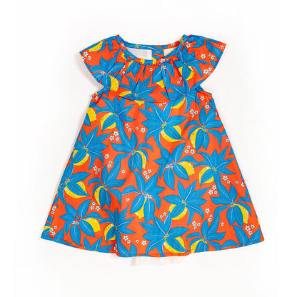Lemon Onesie Dress for Baby Girls