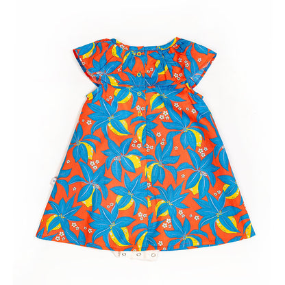 Lemon Onesie Dress for Baby Girls