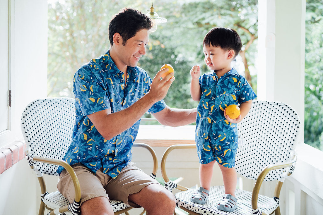 Lemon Short Sleeve Shirt for Men