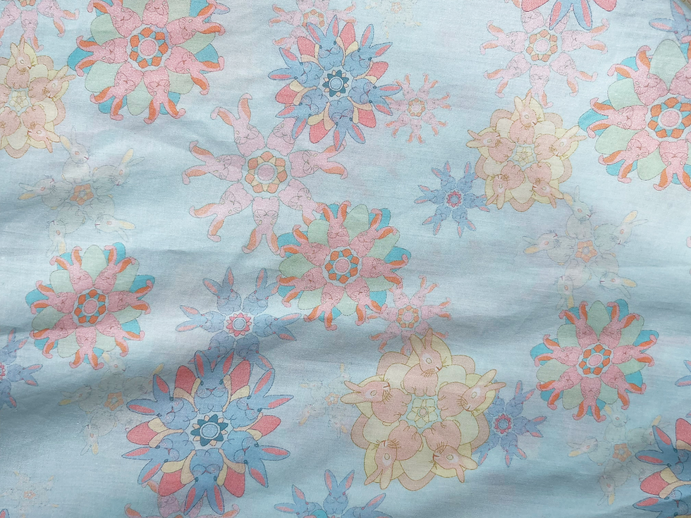 Lucky Rabbit Puff Sleeve Cheongsam for Ladies
