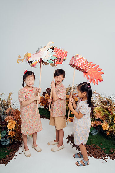 Naiad Mandarin Collar Shirt for boys