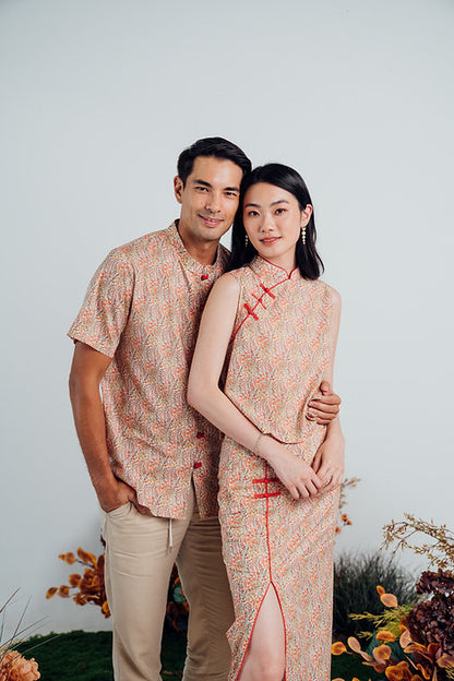 Naiad Mandarin Collar Shirt for men