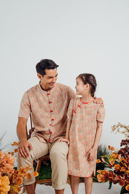 Naiad Mandarin Collar Shirt for men
