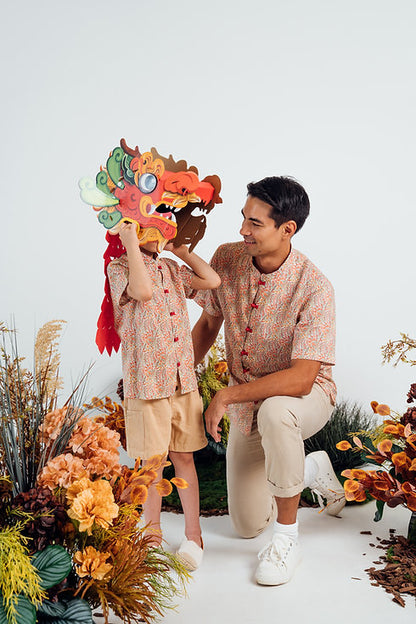 Naiad Mandarin Collar Shirt for men