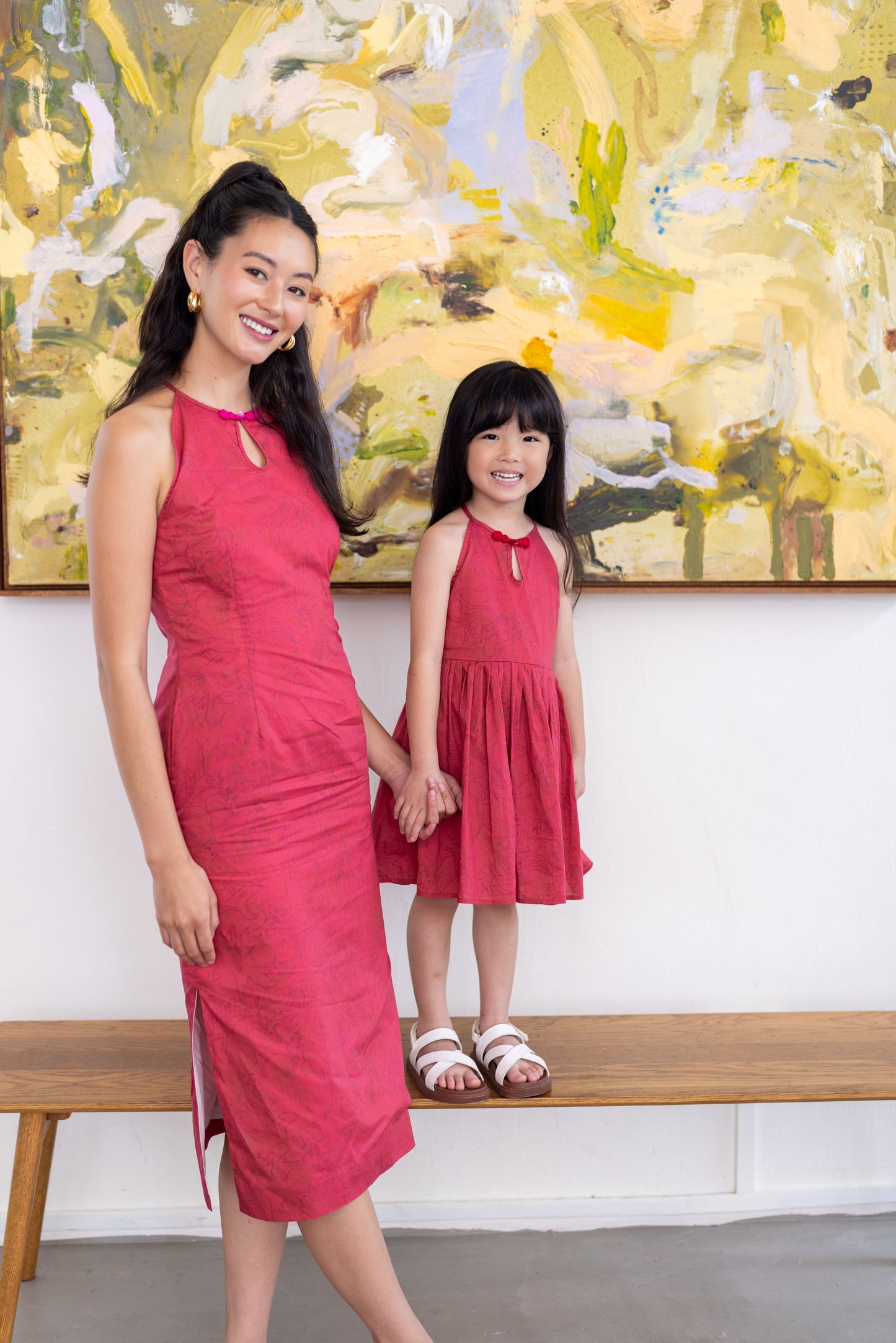 Naz Modern Cheongsam Dress for Lady