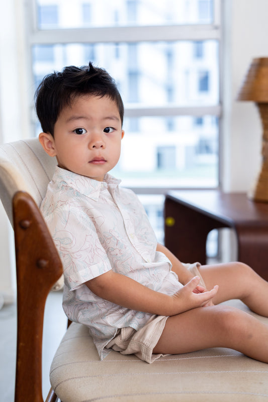 Naz Shirt for Boy — White Classic