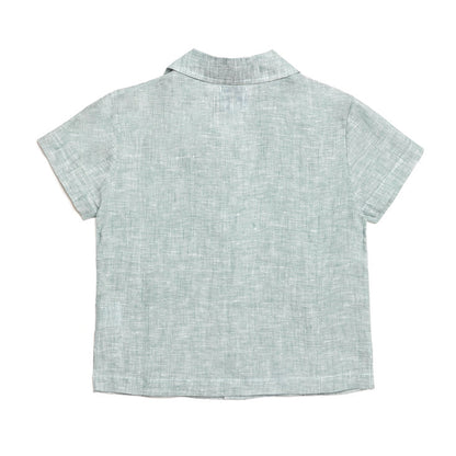 Noah cuban collar linen shirt