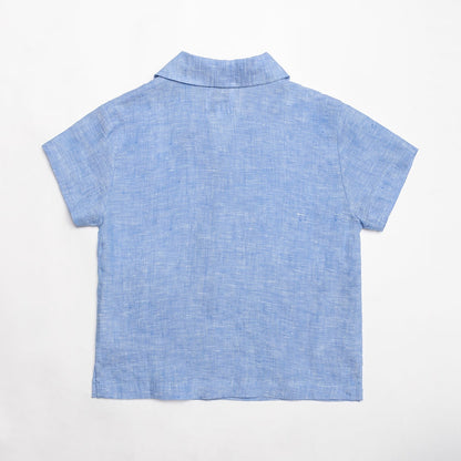Noah cuban collar linen shirt