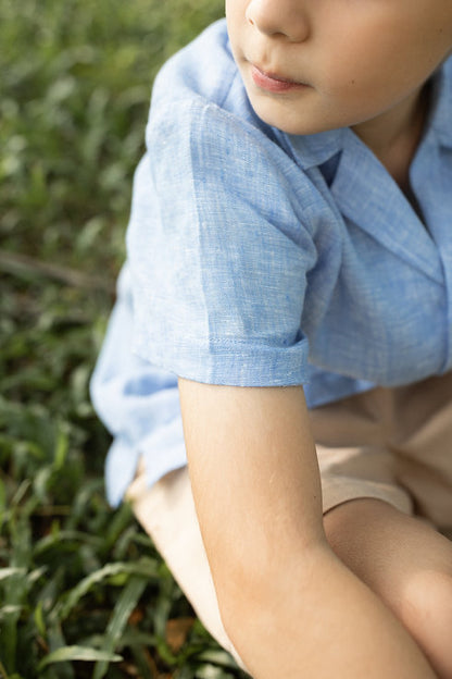 Noah cuban collar linen shirt