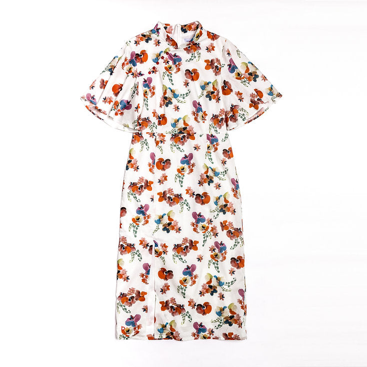 Orchid Cheongsam for ladies