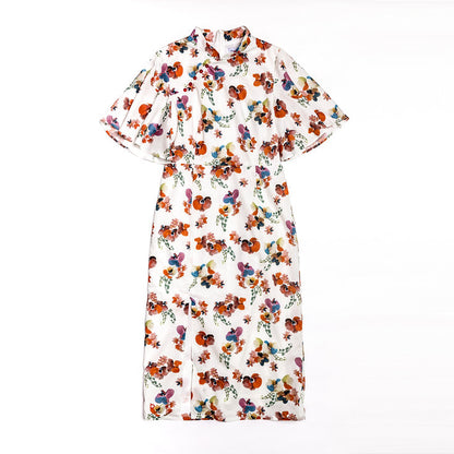 Orchid Cheongsam for ladies