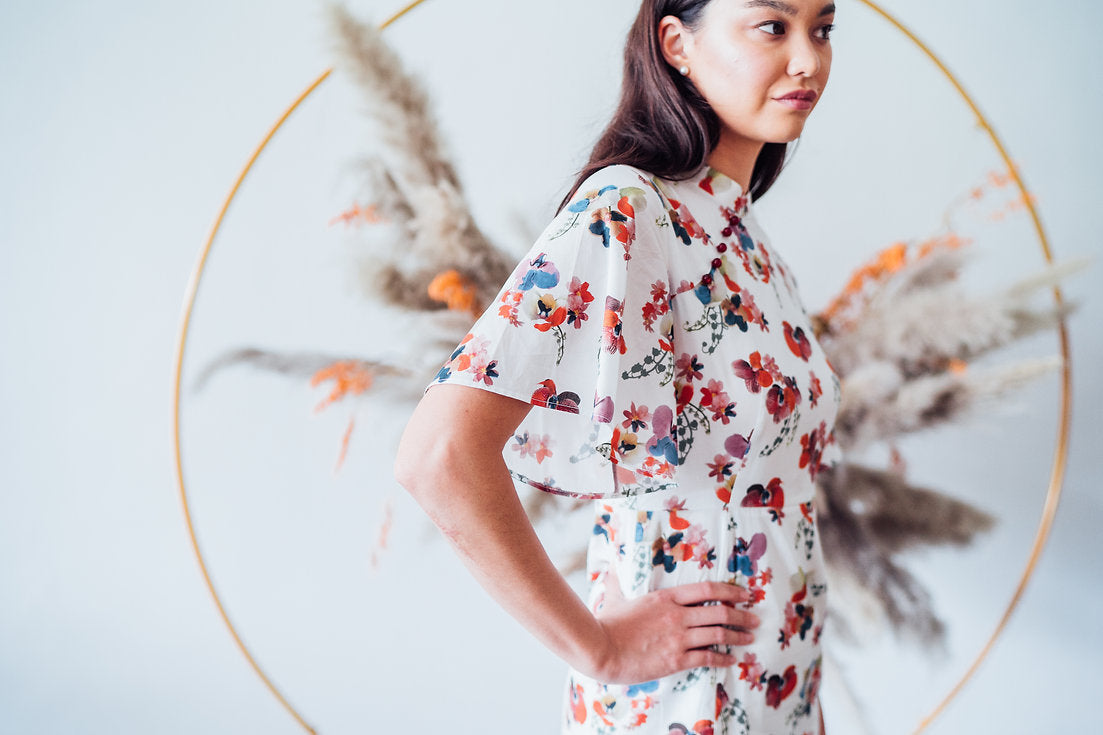 Orchid Cheongsam for ladies