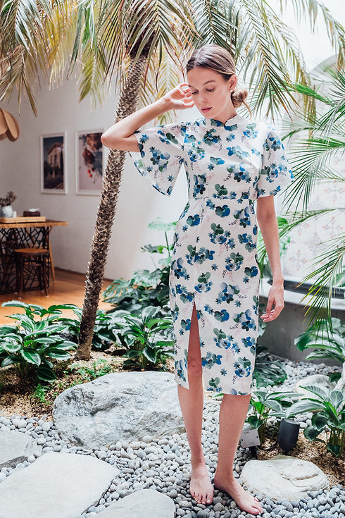 Orchid Cheongsam for ladies
