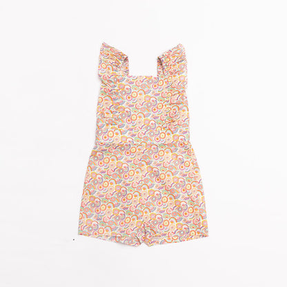 Origami Ruffle Romper for Girls
