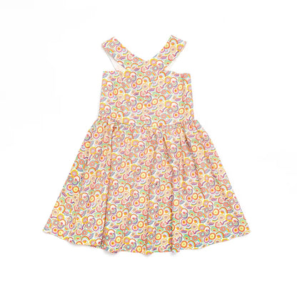 Origami Cross Front Dress for Girls