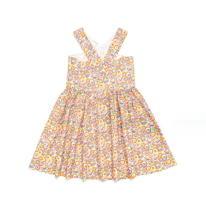 Origami Cross Front Dress for Girls