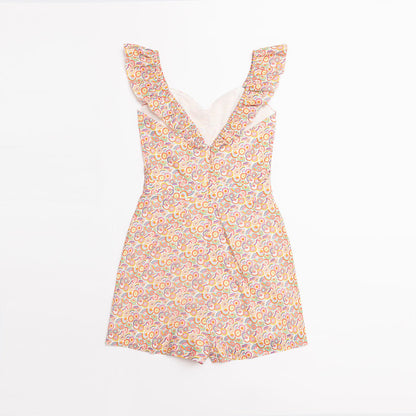 Origami Ruffle Romper for Woman