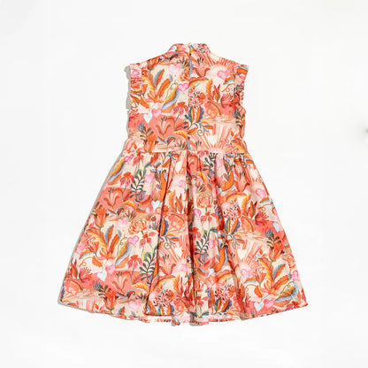Queen of Hearts Ruffled Cheongsam for girls