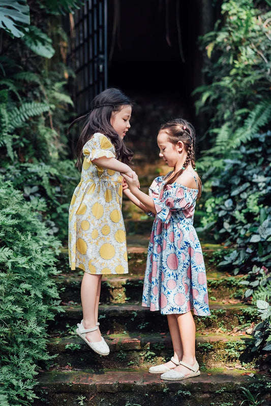 Sunflower Dress for Girls