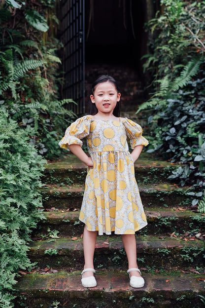 Sunflower Dress for Girls
