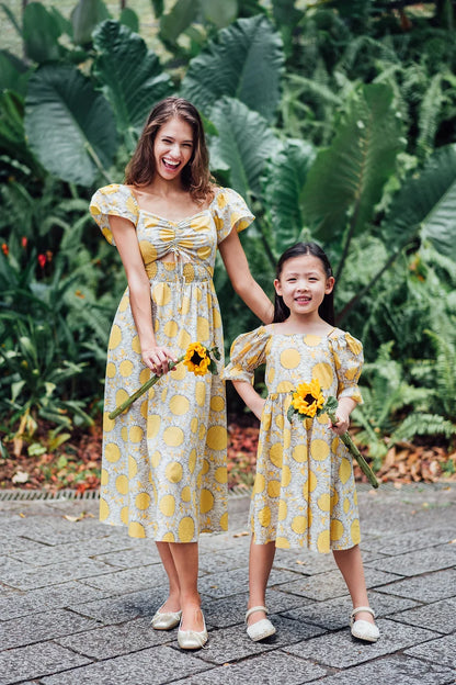 Sunflower Dress for Girls