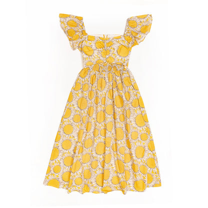 Sunflower Dress for Ladies