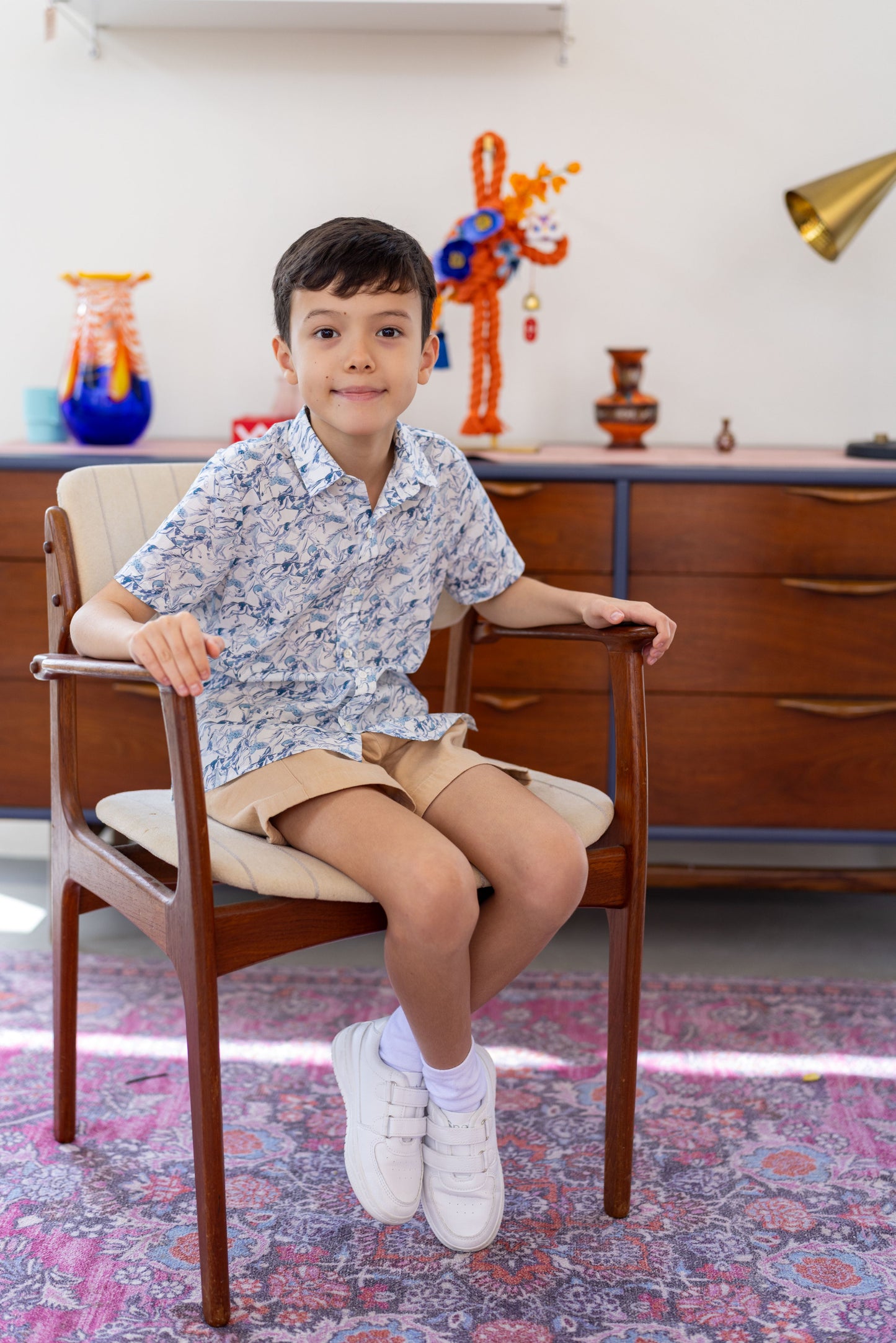 Wild Horse Short Sleeve Shirt for Boy