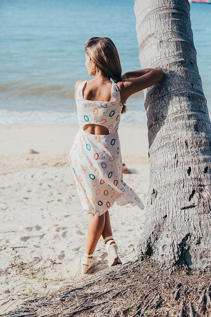 Winning Ring Back Cut-out Dress