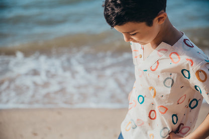 Winning Ring Drop Shoulder Shirt for boy