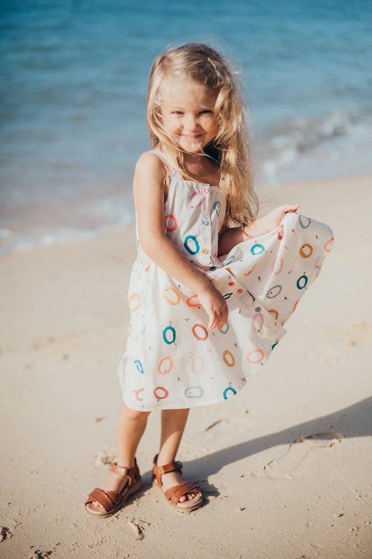 Winning Ring Side Cut-out Dress for girls
