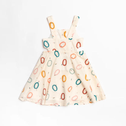 Winning Ring Side Cut-out Dress for girls