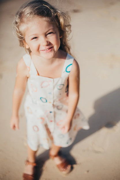 Winning Ring Side Cut-out Dress for girls