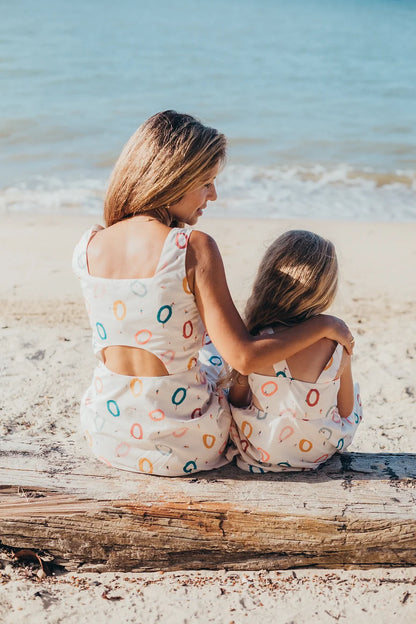 Winning Ring Side Cut-out Dress for girls