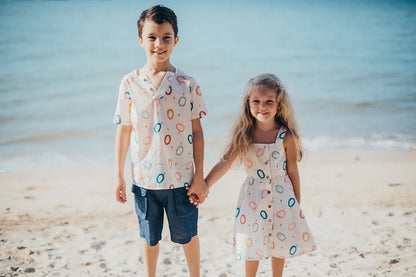 Winning Ring Side Cut-out Dress for girls